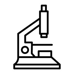 Microscope Line icon