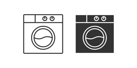 Washing mashine icon. Vector illustration design.