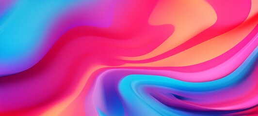 Obraz premium Liquid vibrant color flow abstract grainy background