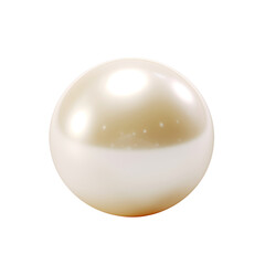 Pearl on a transparent background