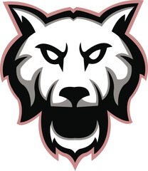 Vector of wolf sport logo, fox head illustration vector drawing, Brave wolf head mascot Logo design. Vector Template Illustration Design. Mascot Brave fox Logo design any kind of graphic design work