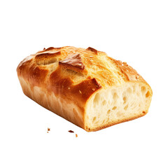Crispy Pie Bread isolated on transparent background