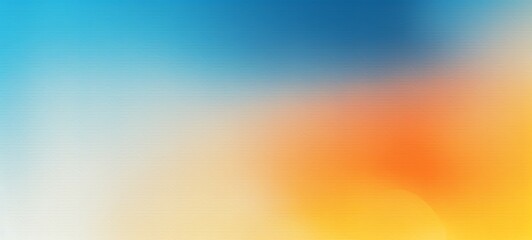 Abstract color gradient background grainy orange blue yellow white noise texture backdrop