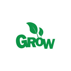 symbol vector design logo grow