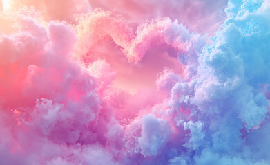 Fototapeta premium Valentine's Day Background Generative Ai