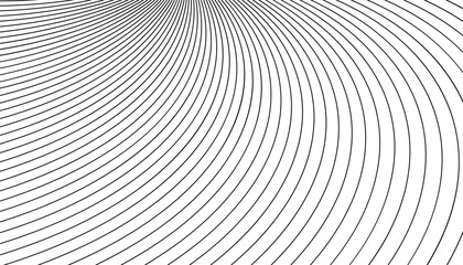 pattern of black lines on white background. Vector illustration
