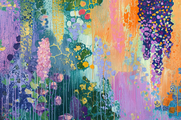 "Vibrant Springscape: A Masterpiece", spring art