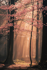 Enchanting Forest Bliss, spring art