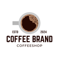 Coffee logo, suitable for coffee shop logo or product brand identity.