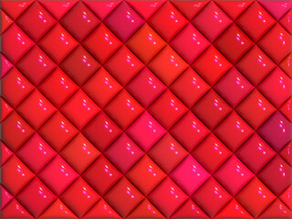 red fabric diamond seamless pattern