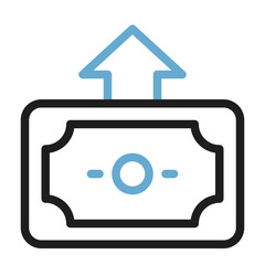 transfer money icon vector