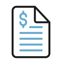 invoice icon vector