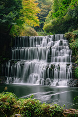 Enchanting Waterfall Serenade., spring art