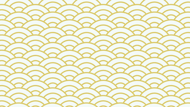 Japanese gold wave pattern vector design illustration template background in trendy style