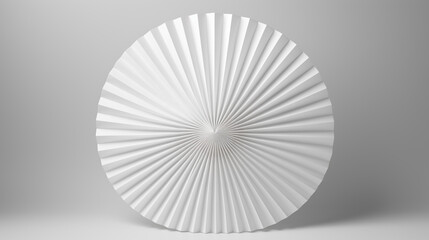 white paper fan fold style white spread book