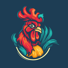 Rooster Logo For Esport Team