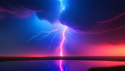  lightning strike illustration