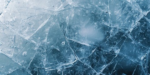 A detailed close-up of a piece of ice. Perfect for illustrating concepts related to cold, winter, nature, or climate change