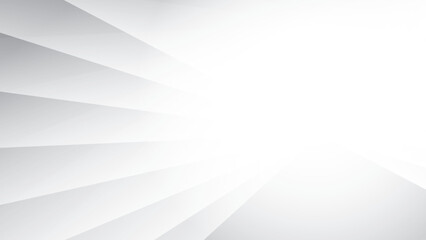 Abstract  white and gray color, modern design stripes background with geometric shape. Vector illustration.