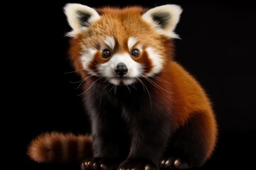 Red Panda isolated on a white background