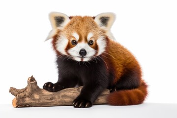 Red Panda isolated on a white background