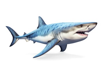 Shark isolated on a white background