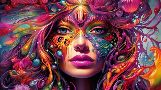 Explore the depths of your consciousness as a cascade of vivid images and morphing shapes take you on a psychedelic voyage into the unknown.
