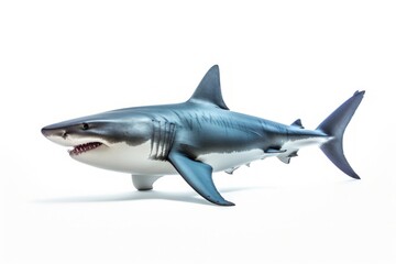 Fototapeta premium Shark isolated on a white background