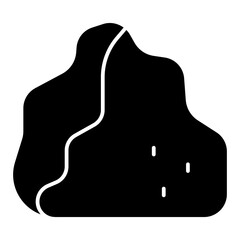 stone icon, rock icon