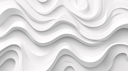 Generated AI. Abstract white paper cut background with lines. Background of the topographic map.