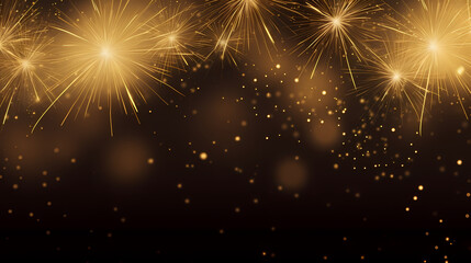 Naklejka premium Fireworks background for celebration, holiday celebration concept
