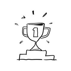 Doodle trophy