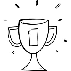 Doodle trophy