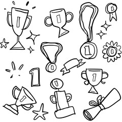 Doodle trophy