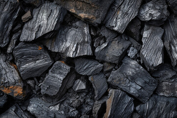 Wooden coal surface texture background - obrazy, fototapety, plakaty
