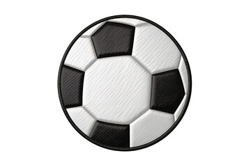 Fototapeta premium realistic football soccer ball isolated on PNG Background. Generative Ai.