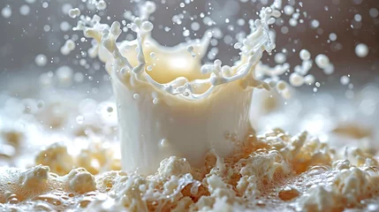 Foto op Plexiglas Milk background. © andranik123
