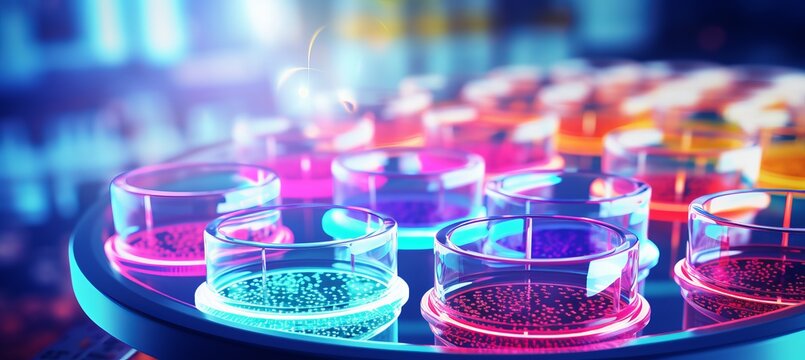 Cutting edge laboratory for virus research and drug development in the field of pharmacology.