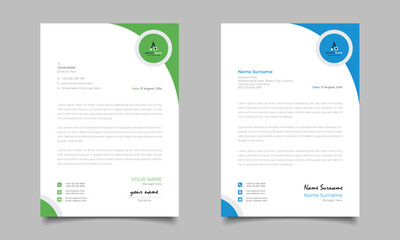 Professional And Modern Letterhead Design Business Letterhead Template Design