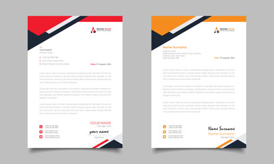 Professional And Modern Letterhead Design Business Letterhead Template Design