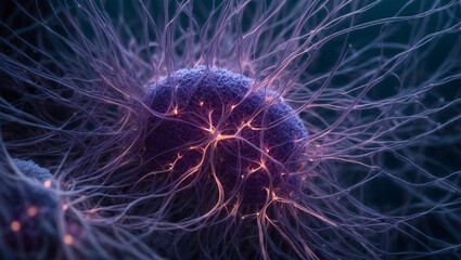 cancer medical cell nerves closeup