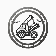 Coal Mining logo Eps Format Very Cool Design