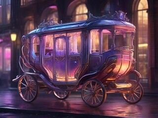 horse carriage in the city