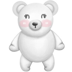 White teddy bear