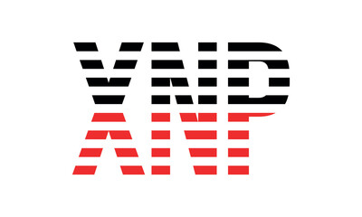 XNP three initial letter iconic line negative space minimal logo design vector template. monogram, abstract, wordmark, business, typography, minimalist, brand, company, flat, modern, unique, simple