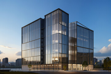 Designing Tomorrow: The Evolution of Modern Architecture. generative AI.