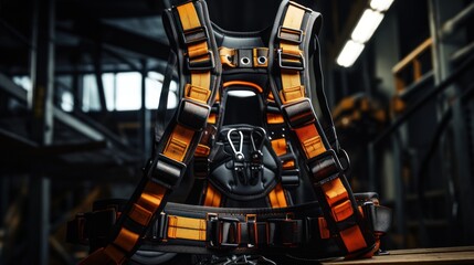 Industrial safety harness equipment with quality reflectors