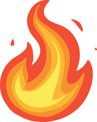 flame vector illustration version 1