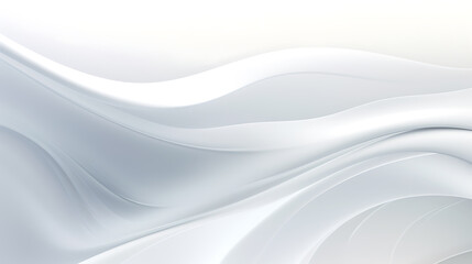 White and light grey abstract wave background. Modern lines form an elegant, luxurious, smooth, and clean texture. Gives the design an exclusive feel. Created with Generative AI.