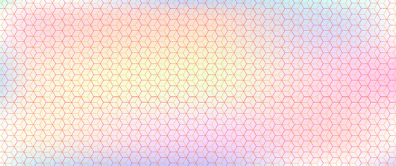 Abstract futuristic - Molecules technology with polygonal shapes on pastel colors background. Illustration Vector design digital technology concept. Global network connection.	